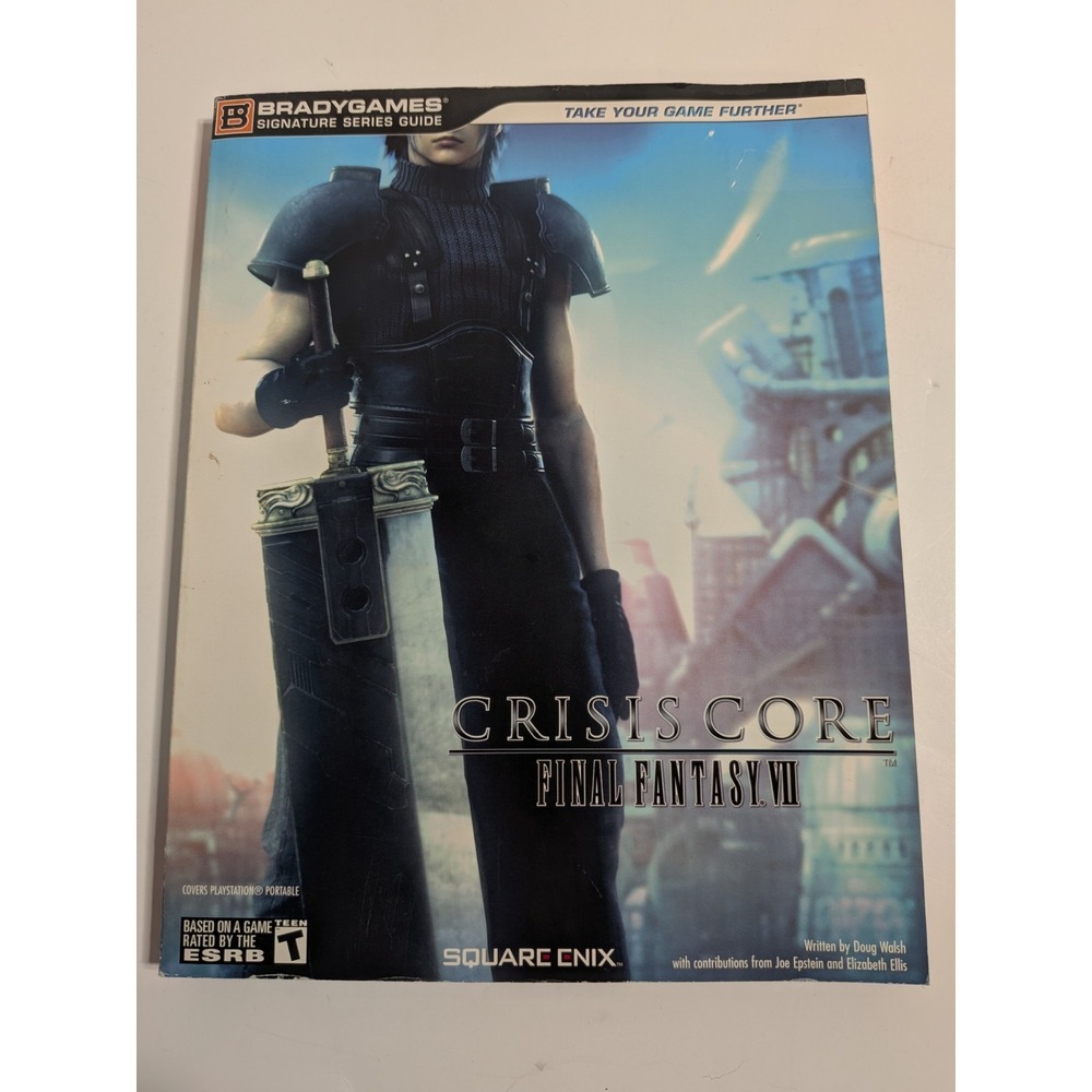 Bradygames Crisis Core Final Fantasy VII Signature Series Strategy Game Guide